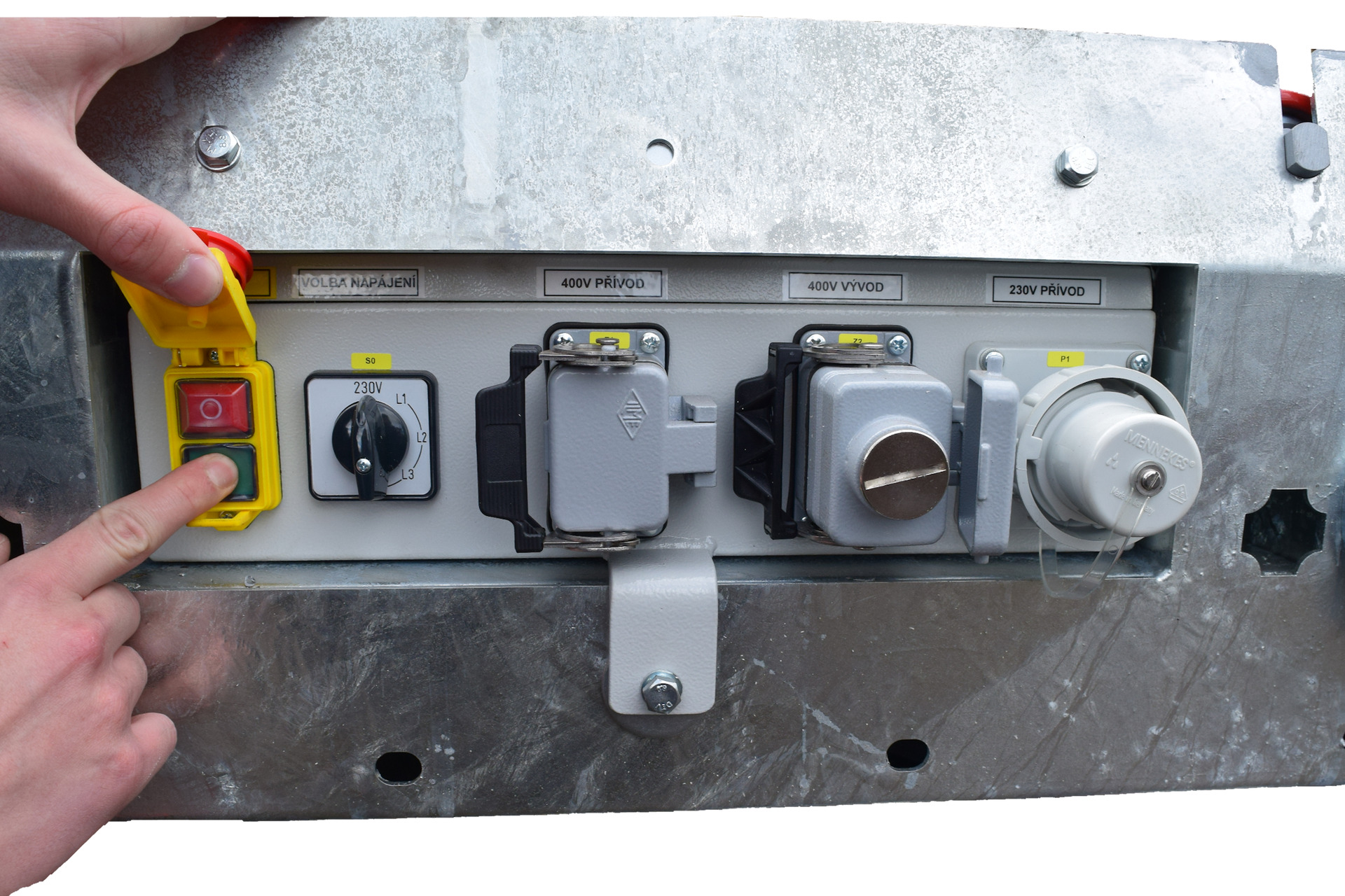 Propojení dopravníků do kaskády